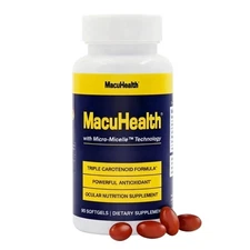 Macuhealth Triple Carotenoid Formula - Eye Vitamins for Adults - 90 Softgels