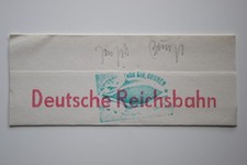 Joseph Beuys : DDR-Handtuch Nr. 1 Reichsbahn, 1982, signiert und gestempelt RAR