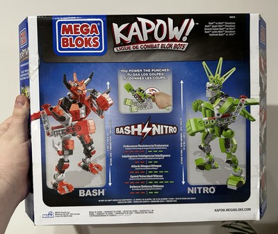 Mega Bloks Kapow Bash vs Nitro Showdown 270 PCS (opened Box) Complete