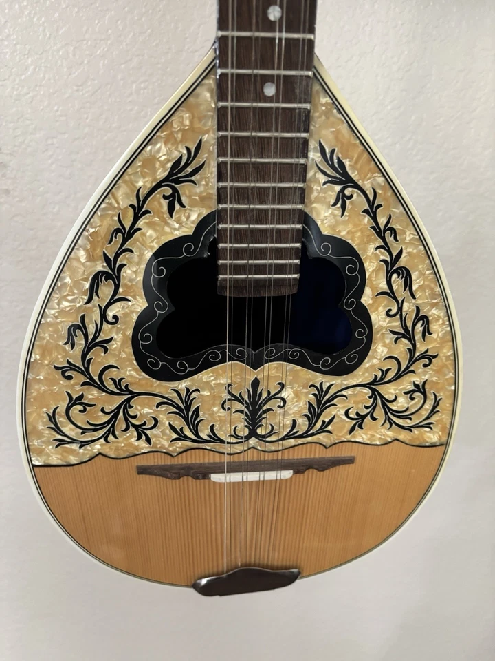 Bouzouki 8 cordas de nogueira e bordo com lindo detalhe de abalone - Imagem 4 de 4