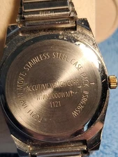 Accutime Watch Corp Quartz Watch Mens 36.5mm Stainless Steel Japan Movement