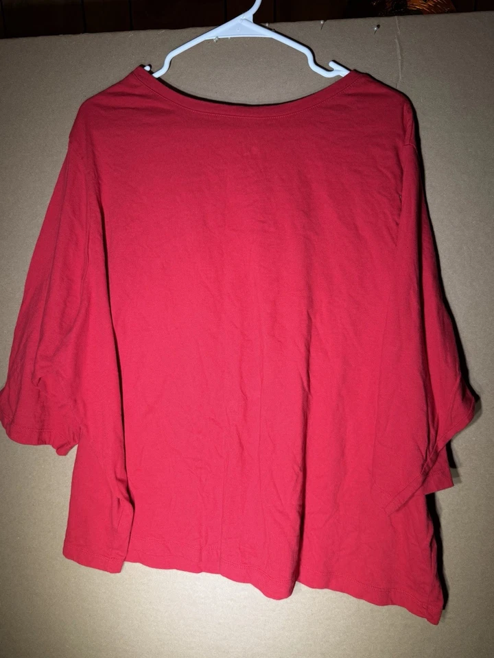 Camiseta gráfica navideña talla grande 26W/28W, camisa festiva de vacaciones de pingüino Foto 4 de 4