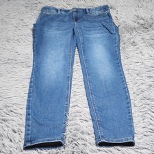Curve Appeal Jeans Womens Size 4 4/27 Blue Denim Stretch Skinny Comfort Waist