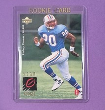 Upper Deck Rodney Thomas Houston Oilers Star Rookie 1995 Card #27