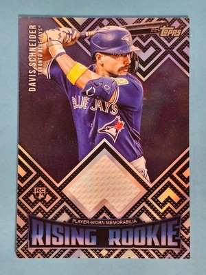 2024 Topps Update Rising Rookie Jersey Relic RC Davis Schneider #RRR-DS