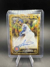 2024 Topps Chrome Gilded Alexander Canario Rookie Auto RC Gold SP #/99 Pirates