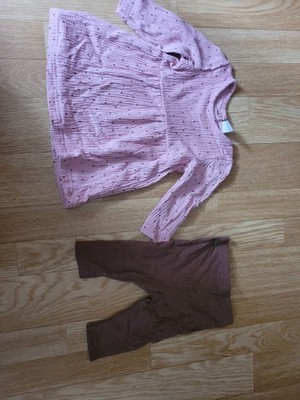 2 Kleider mit Leggins in Gr. 56