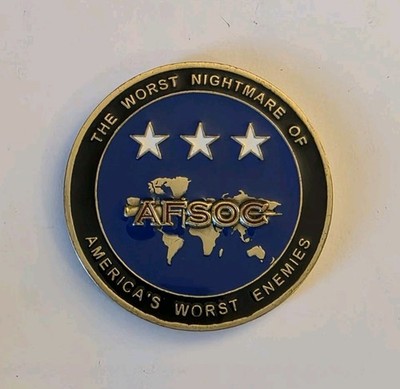 CINCAFSOC USAF US Air Force Special Operations Command 3 star Commanding General