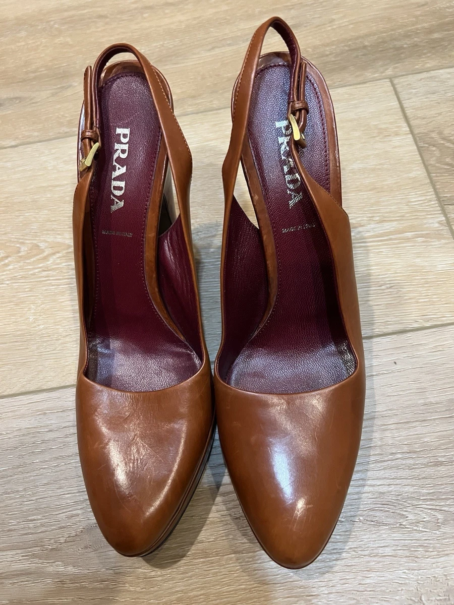PRADA Brown Heels for Women for sale - eBay
