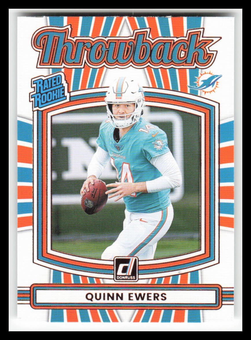 2025 Donruss Rated Rookies Throwback #4 Quinn Ewers