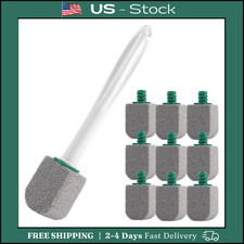 Pumice Stone Toilet Cleaner with Long Handle,Pumice Toilet Scrubber Toilet Bowl