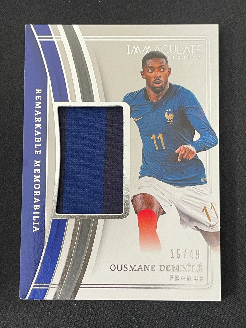 Ousmane Dembele 2023-24 Panini Immaculate Remarkable Memorabilia 15/49 #RM-OD
