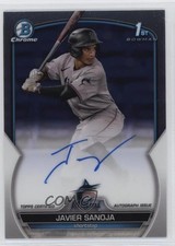 2023 Bowman Chrome Prospect Auto Javier Sanoja #CPA-JSJ Auto 1u4