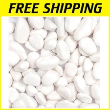 20lbs White River Rocks for Garden & Aquarium