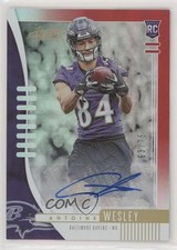 2019 Absolute Rookie Red Spectrum Signatures 63/75 Antoine Wesley #143 Auto 0c2