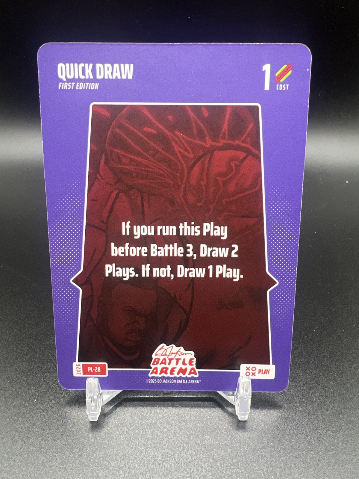 2026 Bo Jackson Battle Arena `The Griffey Set` Quick Draw PL-28 Play Card