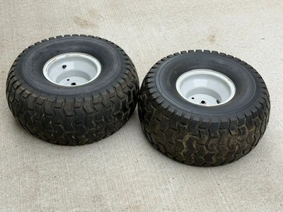 MTD White 20x10.00-8 Rear Wheels Riding Mower Lawn  Tractor SET CUB CADET HUSKY