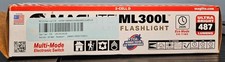 MagLite Gen 3 Flashlight ML300L 2-Cell D LED Flashlight 487 Lumens New, Open Box
