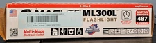 MagLite Gen 3 Flashlight ML300L 2-Cell D LED Flashlight 487 Lumens New, Open Box