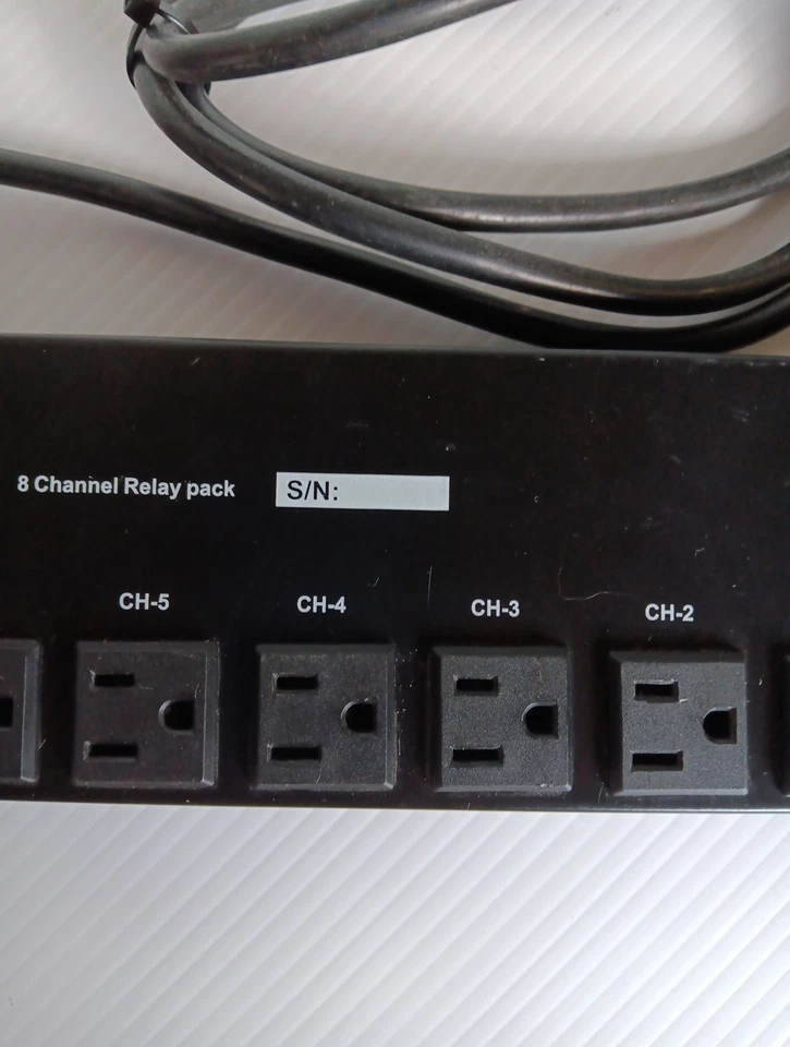 Elation Professional 8 Channel Relay Pack for SC-8 System Side Mounts WORKS - Image 4 of 4