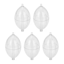 5Pcs Fishings Slip Cast Spin Float Oval Float Slip Cast Spin Bubble Float