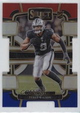 2023 Panini Select Concourse Red & Blue Prizm Die-Cut Tyree Wilson #60 1jt0