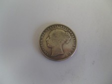 1852 One Shilling Queen Victoria Silver Coin