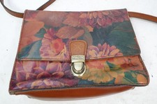 Patricia Nash Crossbody Bag Womens Floral Tooled Leather Vintage Purse Handbag