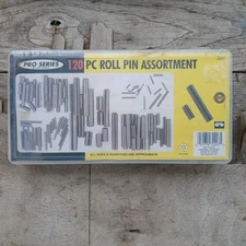 120 PC Roll Pin Set Assortment Pro Series 72207