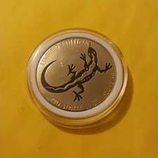 POG, LIMITED EDITION, GECKO STRIKER - Brass Metal, 90s Retro Toy/Vintage