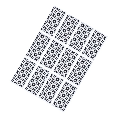 12 Sheet 3D Scanning Marker Reflective 6mm ID 10mm Outer Dia 3D Tracking - Bild 17 von 24