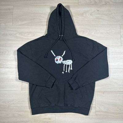Drake For All The Dogs Sweater Mens XL Black Hoodie Letter Album Tour Logo