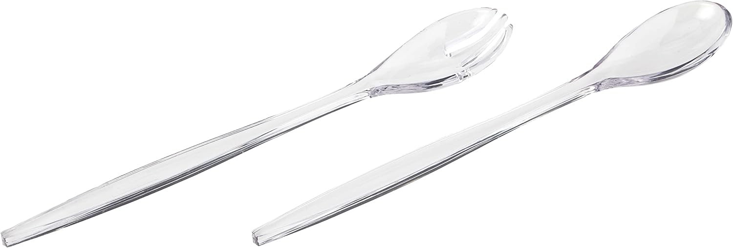 Guzzini Salad Servers, Transparent, 28 cm