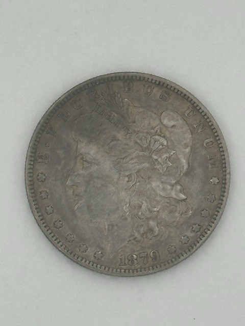 1879-O U.S. Silver Dollar Coin -Morgan Mint Mark Private Collection - 100% Posit