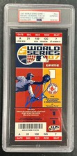 David Ortiz Autographed 2007 World Series Game 1 Full Ticket Red Sox PSA