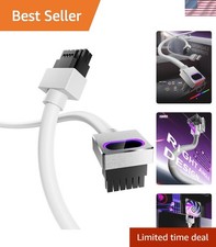 Durable 16PIN GPU Extension Cable with Integrated ARGB - Perfect for PC Builds