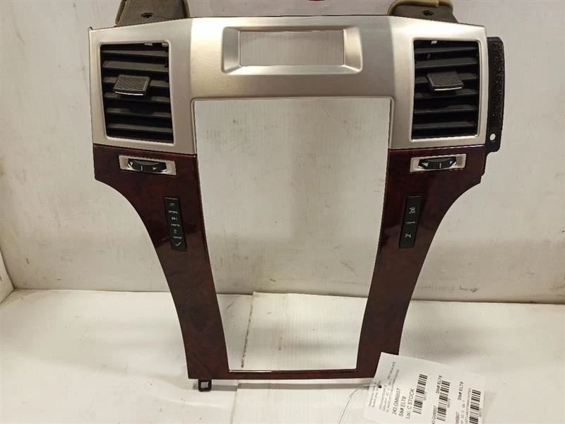 07-14 ESCALADE Panel de ventilación de tablero de grano de madera Radio Bisel Juego de 3 piezas Rubí OEM 9757772 Foto 4 de 4