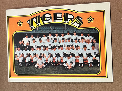 1972 Topps Detroit Tigers #487 card