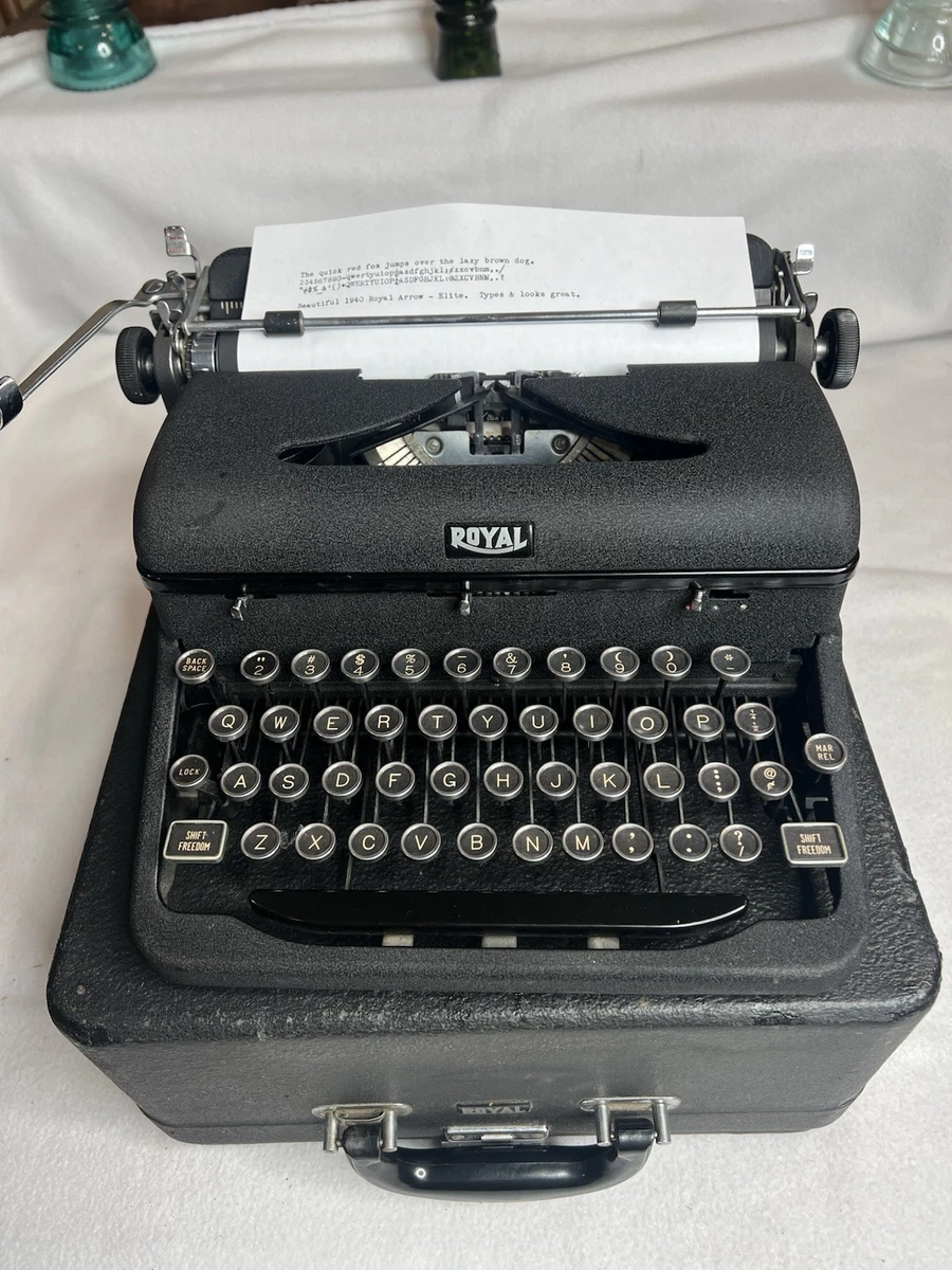 実働品 ARROW ロイヤルタイプライター 1946年製 実働品 ROYAL ARROW