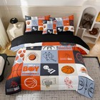  6 Piece Basketball Comforter Set 3D Printed Basketball Theme Full Ball 02