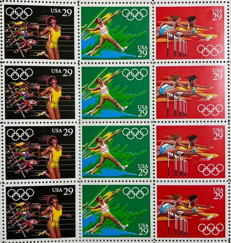 USPS - 1991 - Olympic Sports - 40 Stamps @ $0.29 = $11.60 FV - New - MNH - Picture 2 of 4