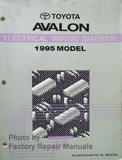 1995 Toyota Avalon Electrical Wiring Diagrams Original Schematics Manual