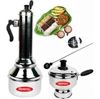 Stainless Steel Puttu Maker Combo With Chiratta Puttu Maker, Puttu Kudam Steel