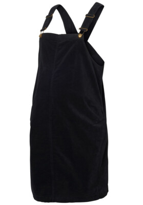 Ladies Maternity Dungaree Pinafore Dress Black Velvet Breastfeed Women's  New | eBay UK
