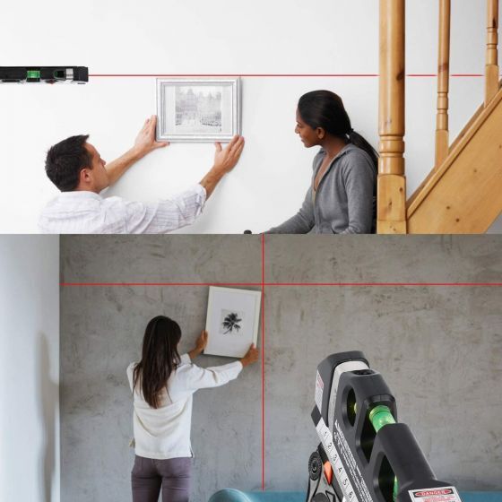 Precision Multi-Purpose Laser Level with Measuring Tape 1 Pcs