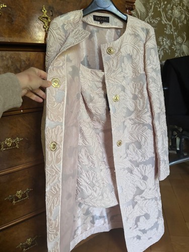 escada anzug festlich Gr.36/38 rosa Sommermantel/jacke - Bild 4 von 8