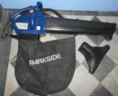 SOFFIATORE ASPIRATORE ASPIRA FOGLIE ELETTRICO PARKSIDE 2450 W + SACCA E  TRACOLLA | eBay