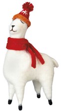 Primitives Critter - Winter Alpaca