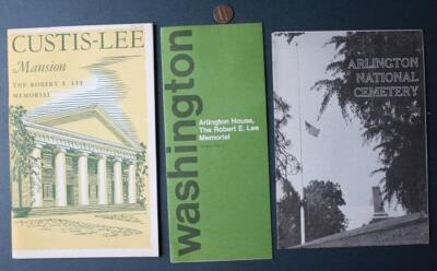 Virginia Arlington Robert E Lee Home Visitor Guide Book 3 Pc Set ...