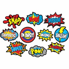 Clingy Thingies Superhero Sayings Accents Teacher Created Resources TCR77322
